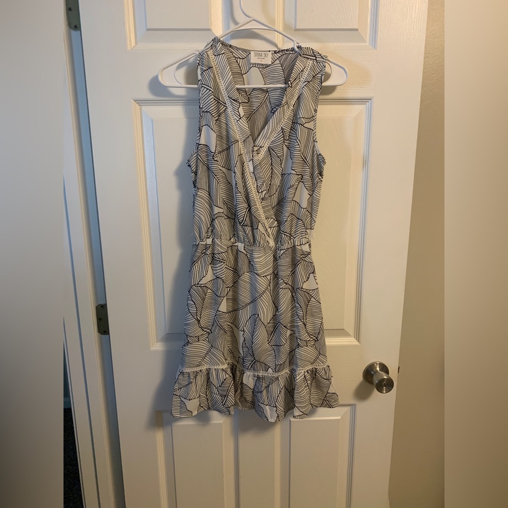 Black and white dress